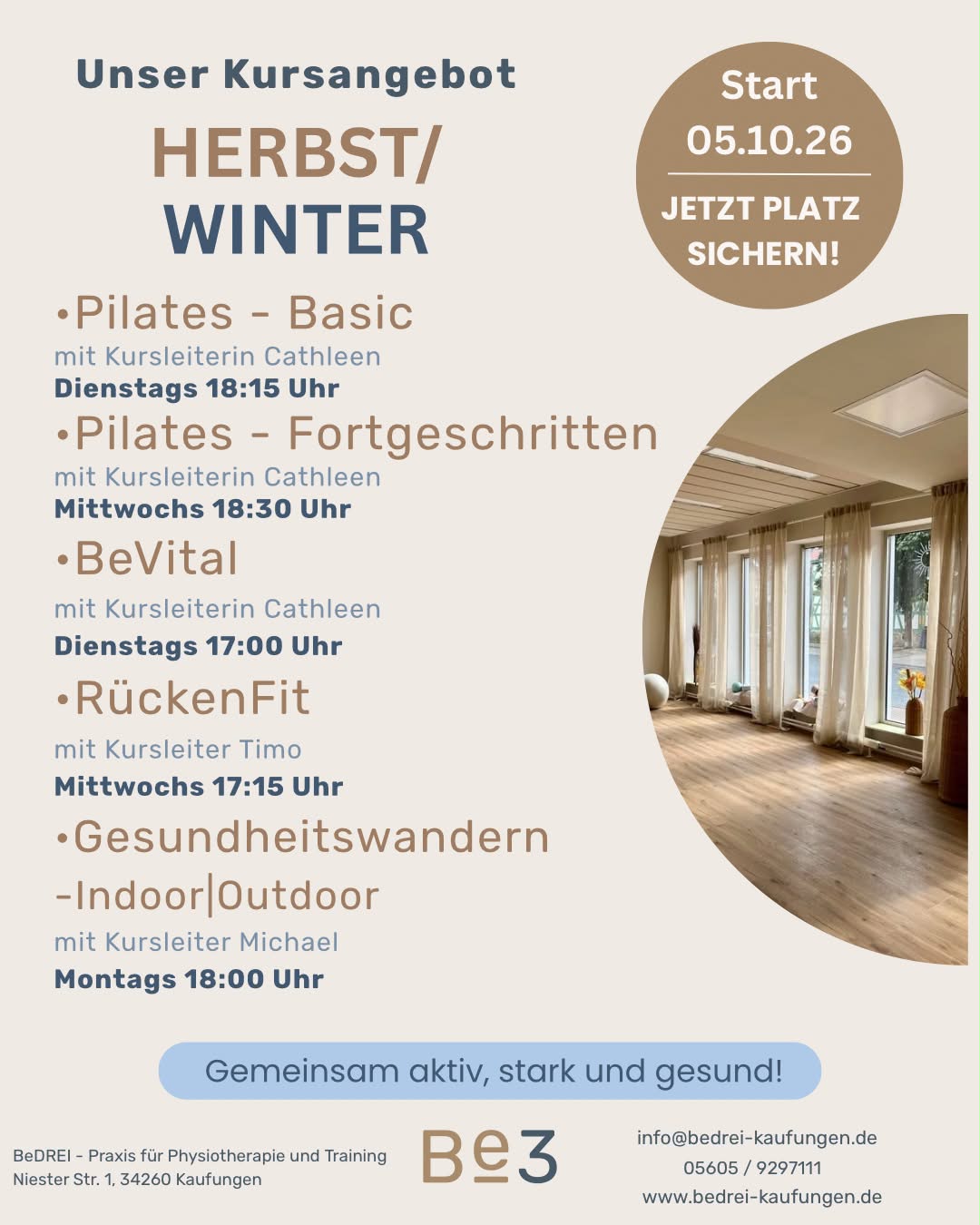 Neue Kurs im BeDREI